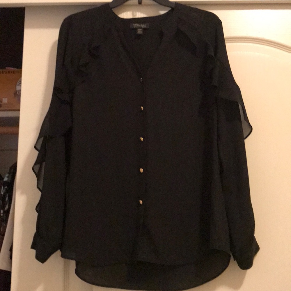 Thalia Sodi black blouse